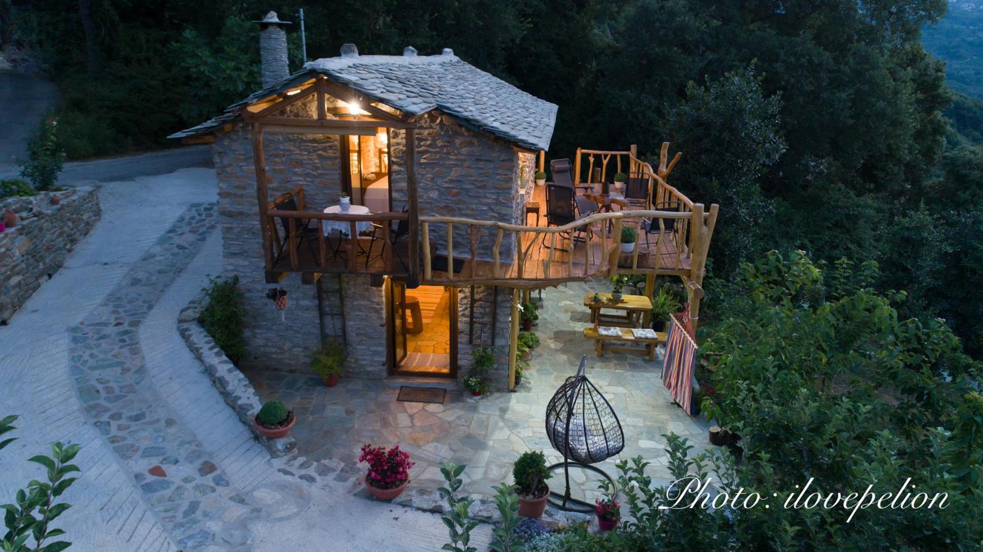 Aristoteli'S Stone House Makrirrákhi Exterior foto